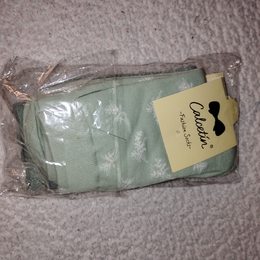 Green Fashion Socks